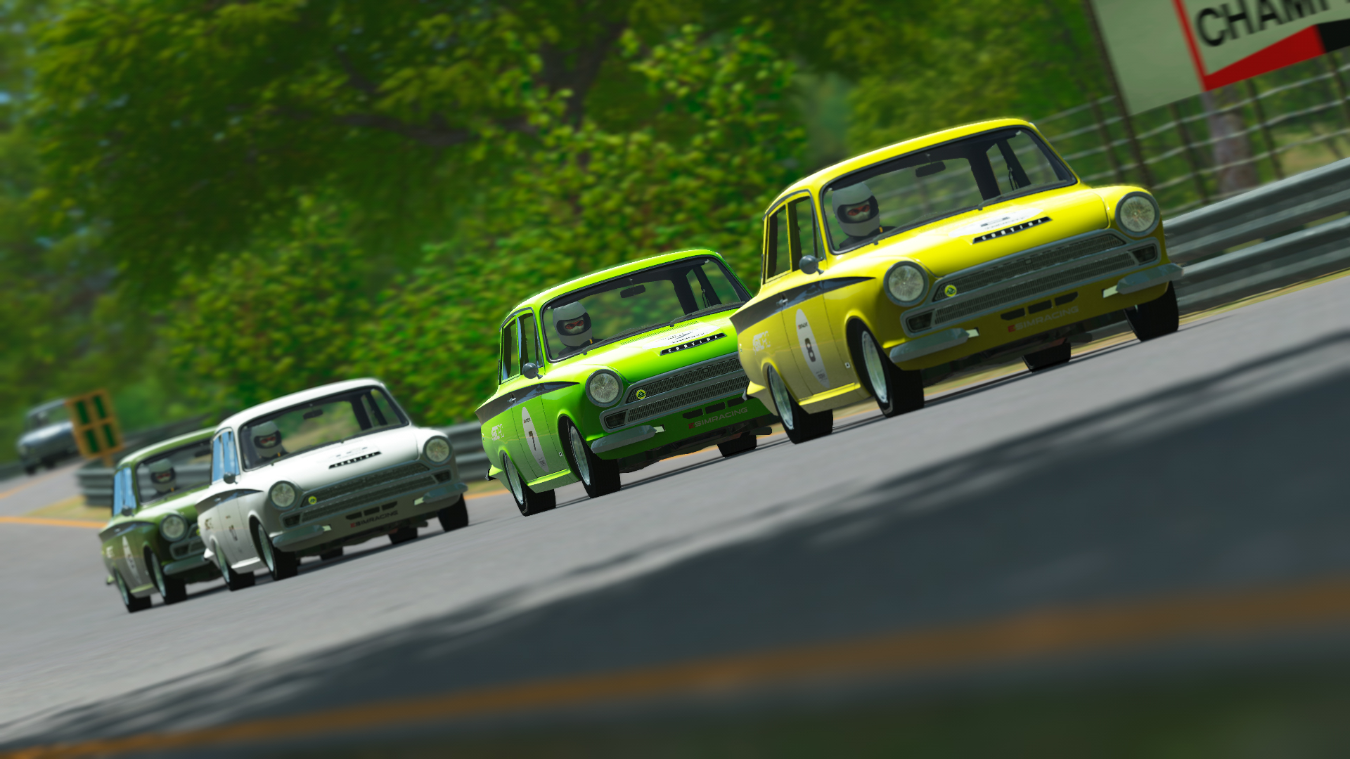 O modo vintage continua: o Lotus Cortina chega a Imola ’72